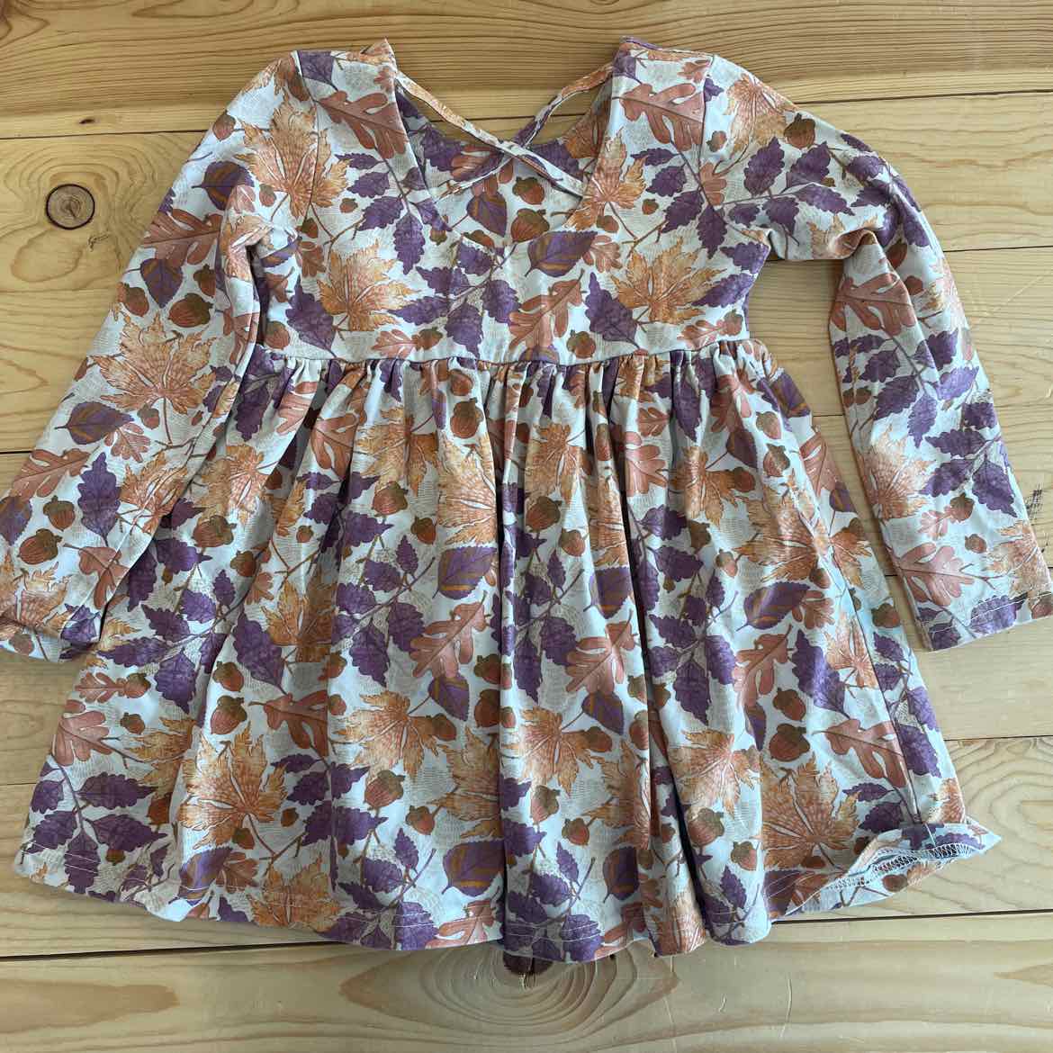 BELLA OMI FALL LEAVES DRESS 5