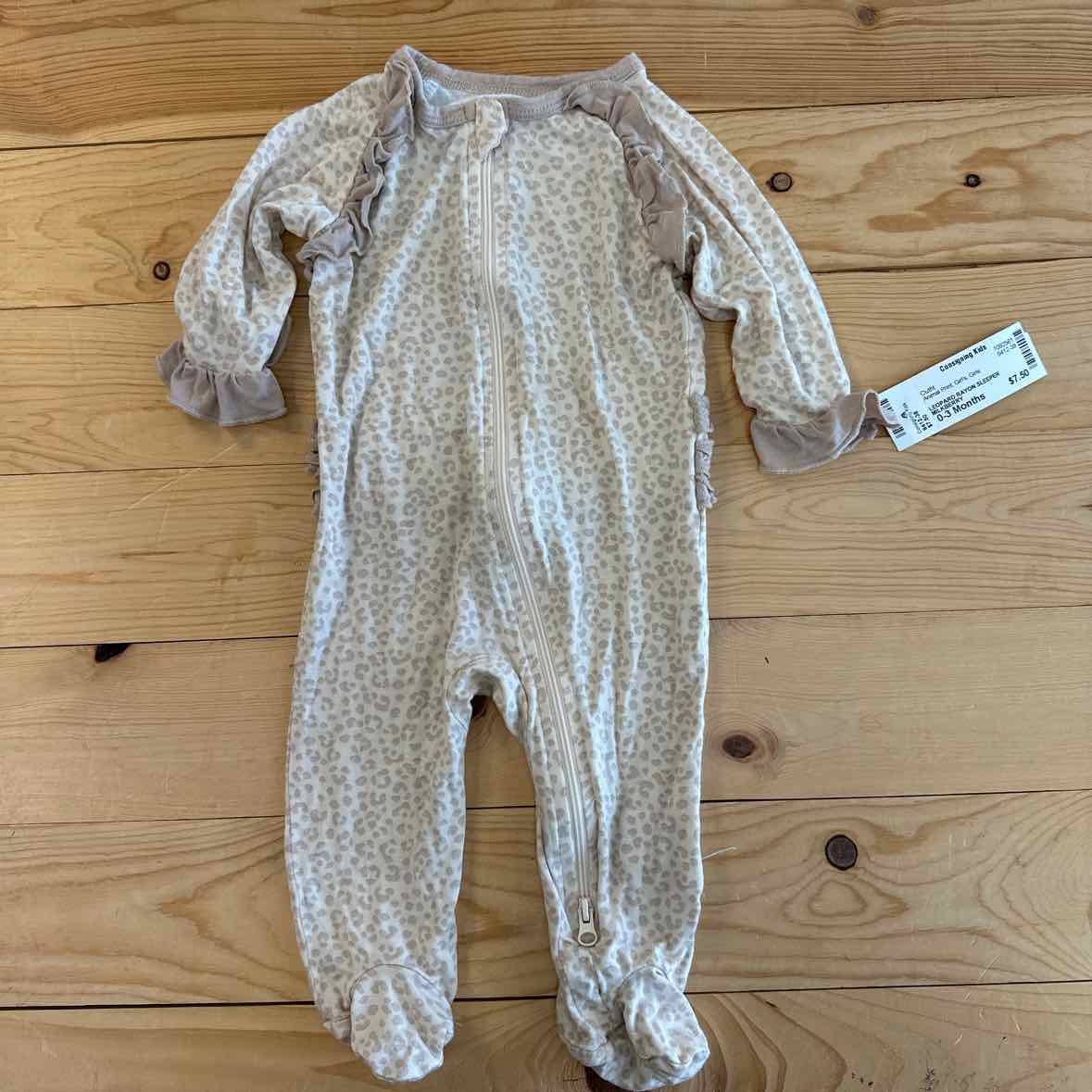MILKBERRY LEOPARD SLEEPER 0-3 MOS