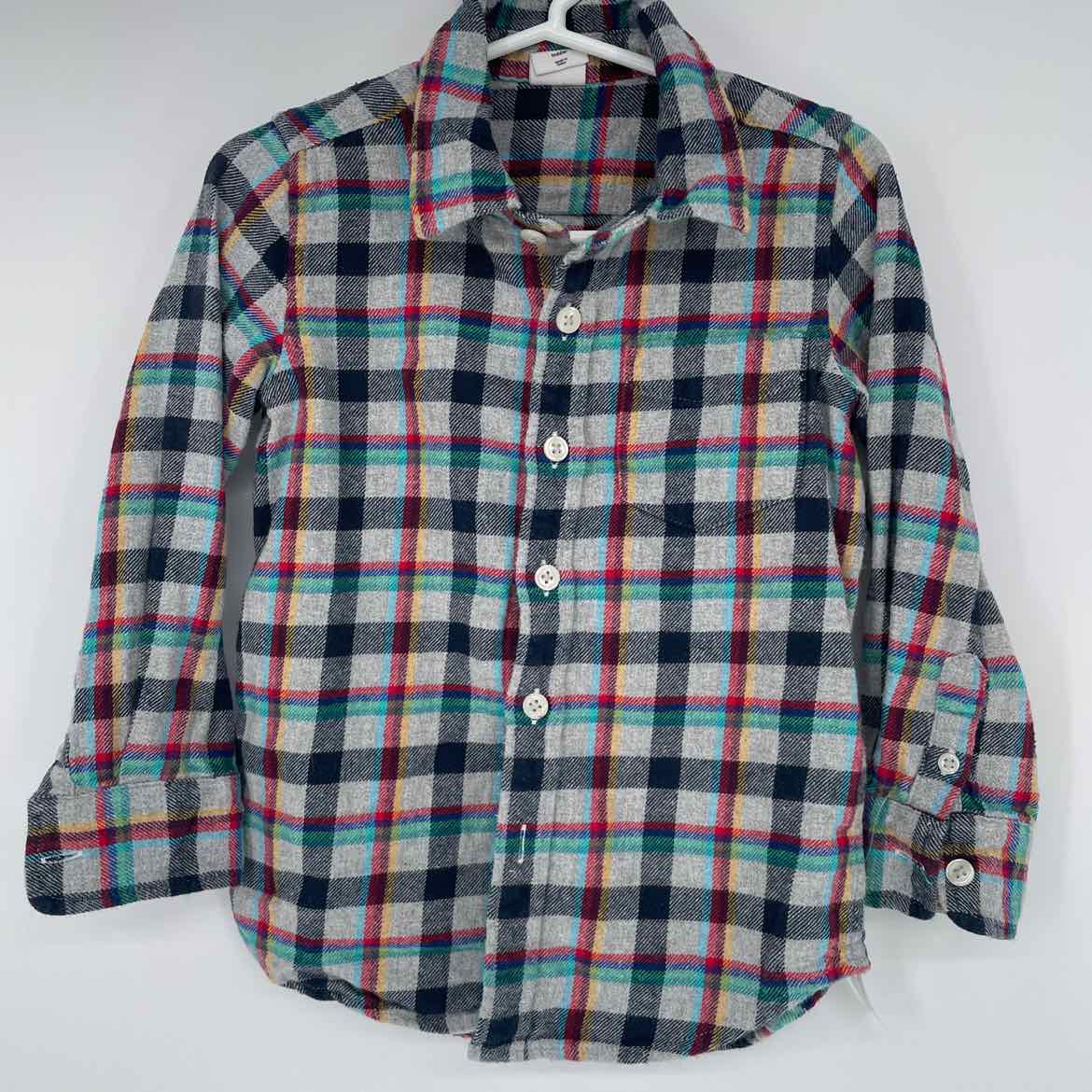 GAP PLAID FLANNEL SHIRT 4T