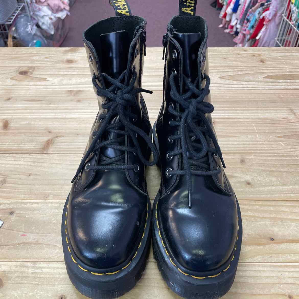 DOC MARTEN BLACK BOOTS 7
