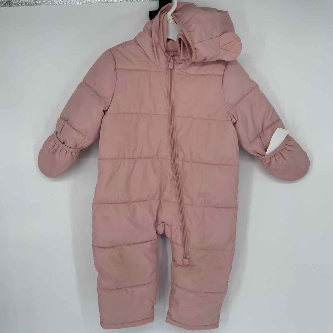 OLD NAVY PINK SNOW SUIT 12-18 MOS