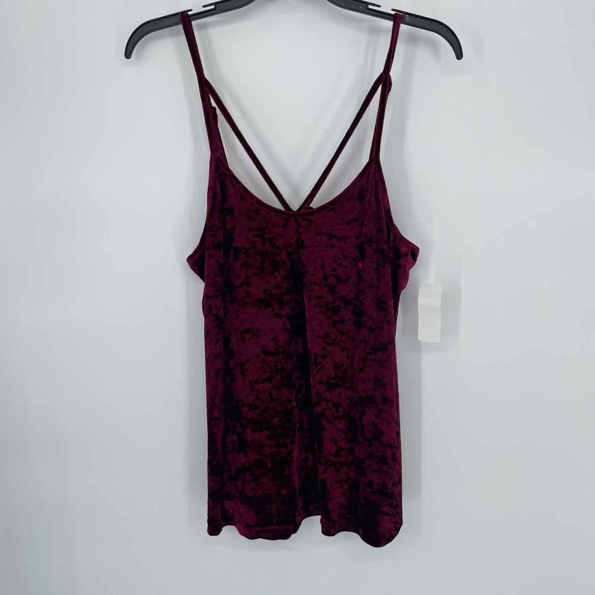 NEW! VERY J VELVET TANK M