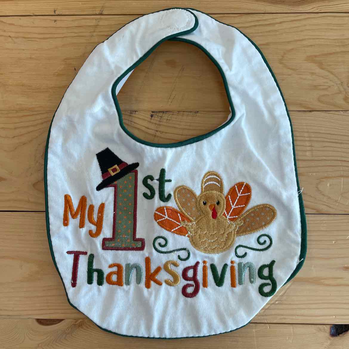 FIRST THANKSGIVING BIB