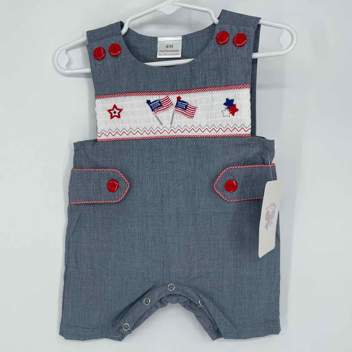 NEW! PATRIOTIC 1PC 6 MOS