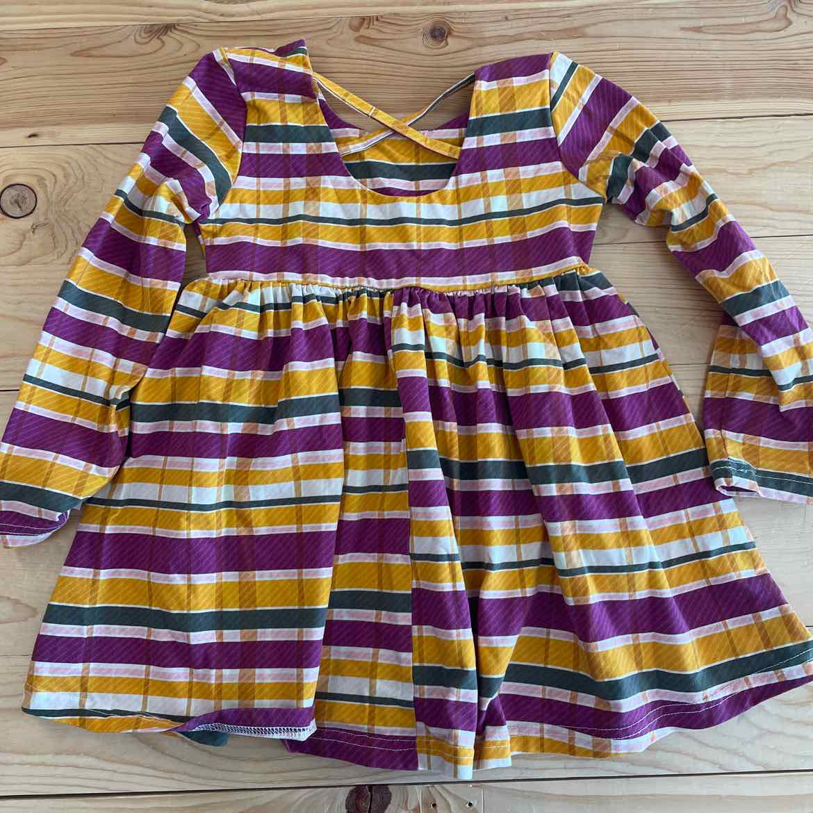 BELLA OMI PLAID DRESS 5