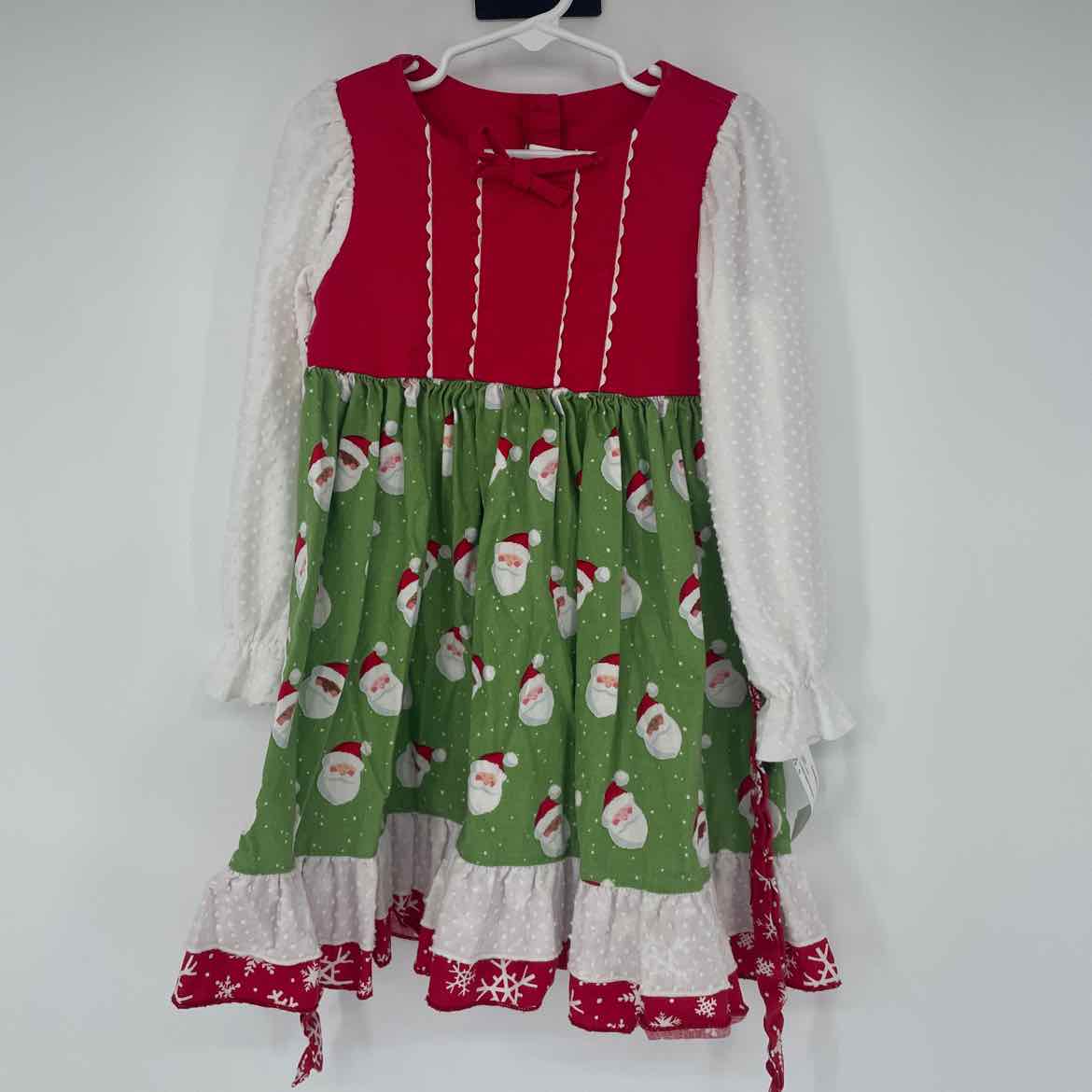 RICRAC & RUFFLES SANTA DRESS 5