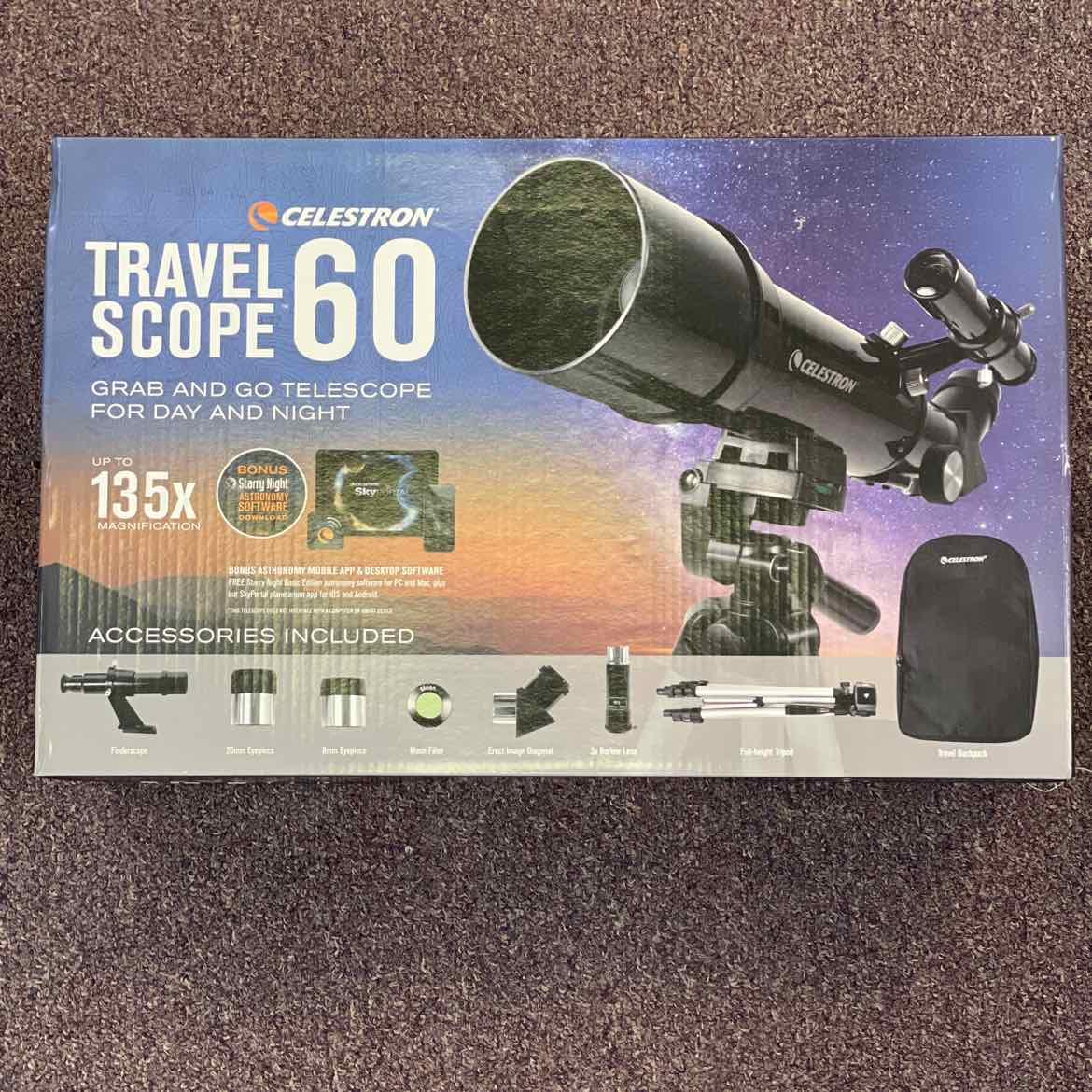 NEW! CELESTRON TRAVEL SCOPE 60