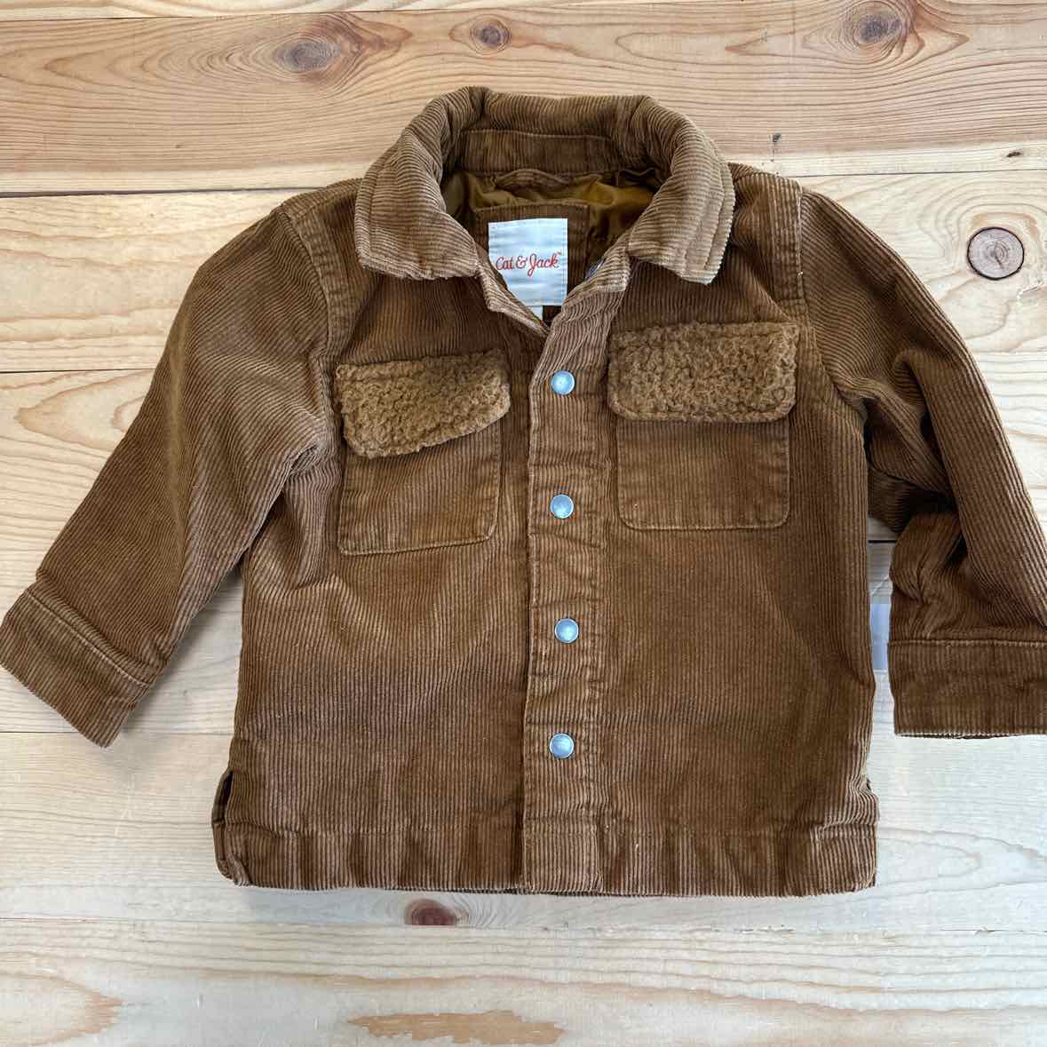 CAT & JACK CORD SHACKET 12 MOS