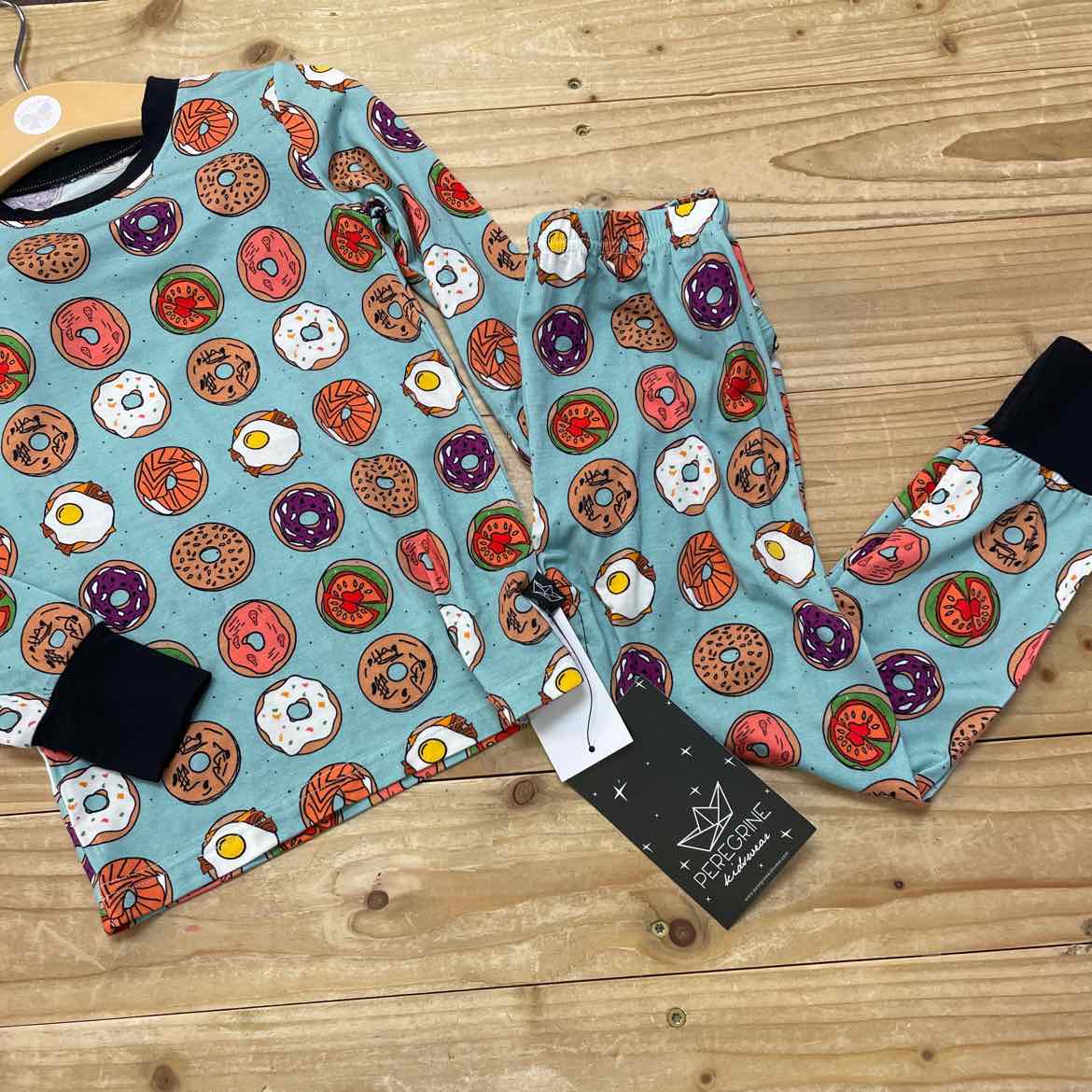 NEW! PEREGRINE KIDSWEAR BAMBOO BAGEL PAJAMAS 4T