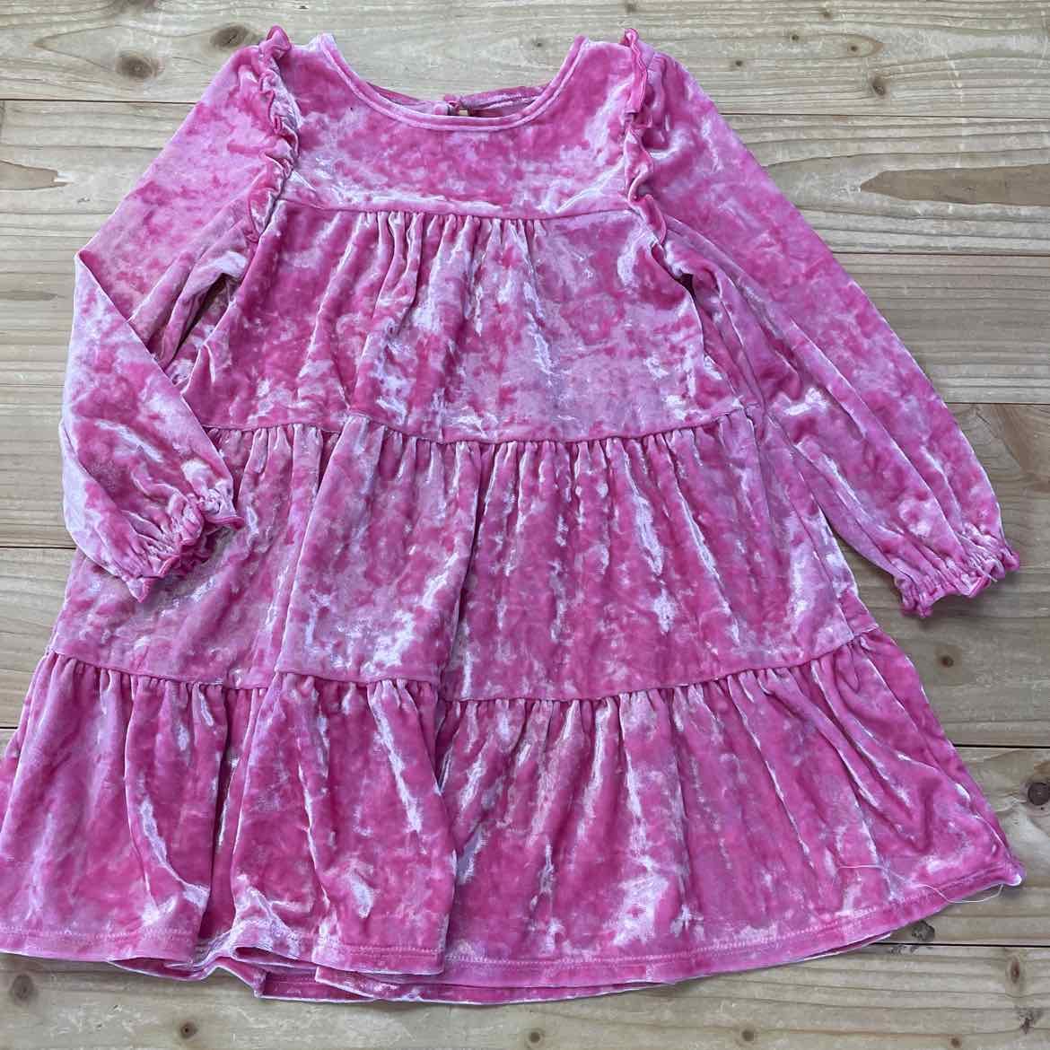 CAT & JACK VELVET DRESS 3T