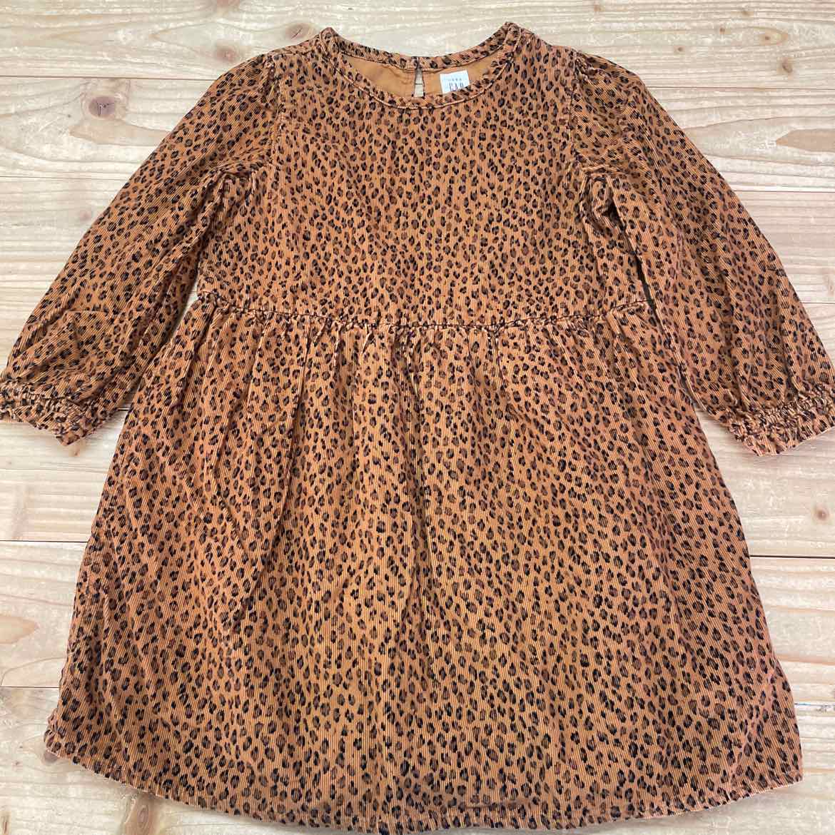 BABY GAP LEOPARD CORD DRESS 4