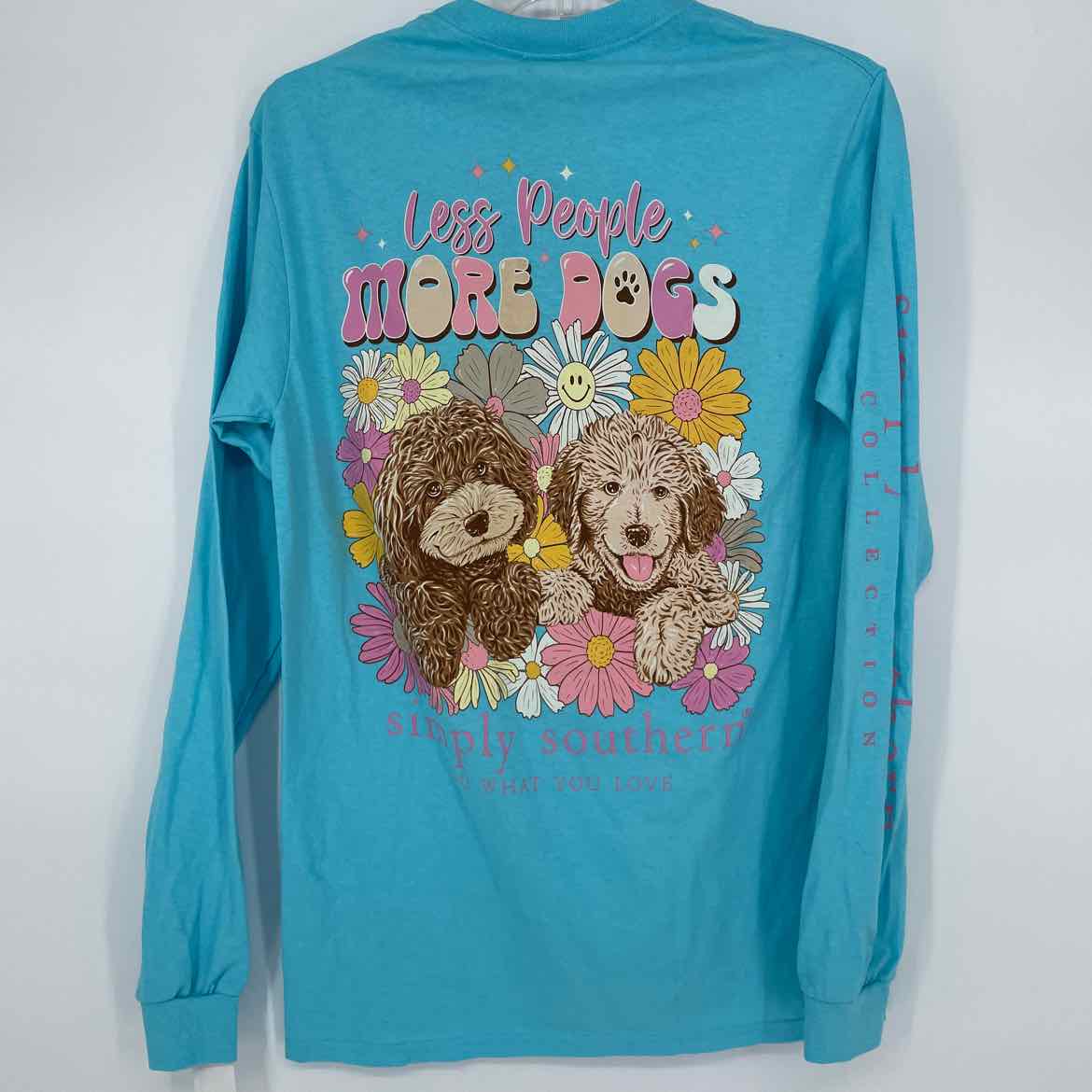 NEW! SIMPLY SOUTHERN DOG SHIRT S