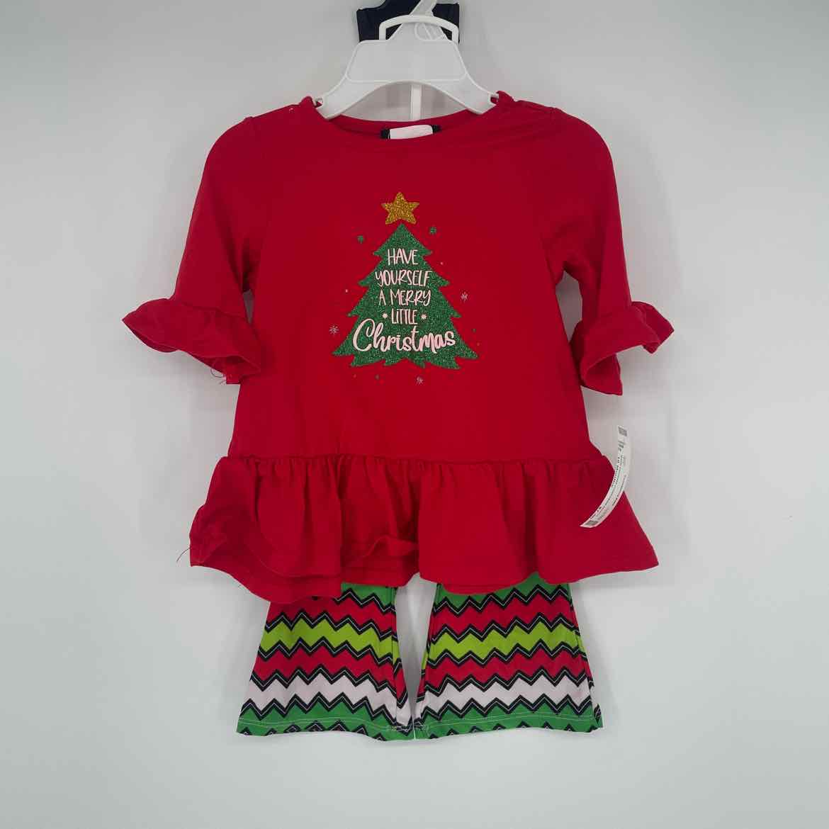 RARE EDITIONS CHRISTMAS OUTFIT 18 MOS