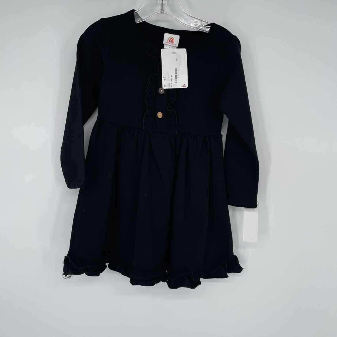NEW! BLACK DRESS 4T