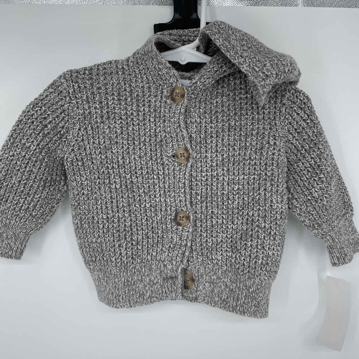OLD NAVY GREY CARDIGAN 6-12 MOS