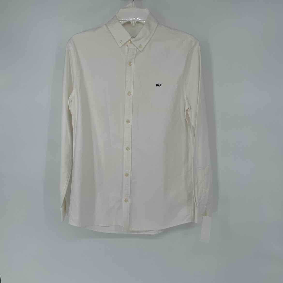 VINEYARD VINES WHITE BUTTON UP SHIRT 18