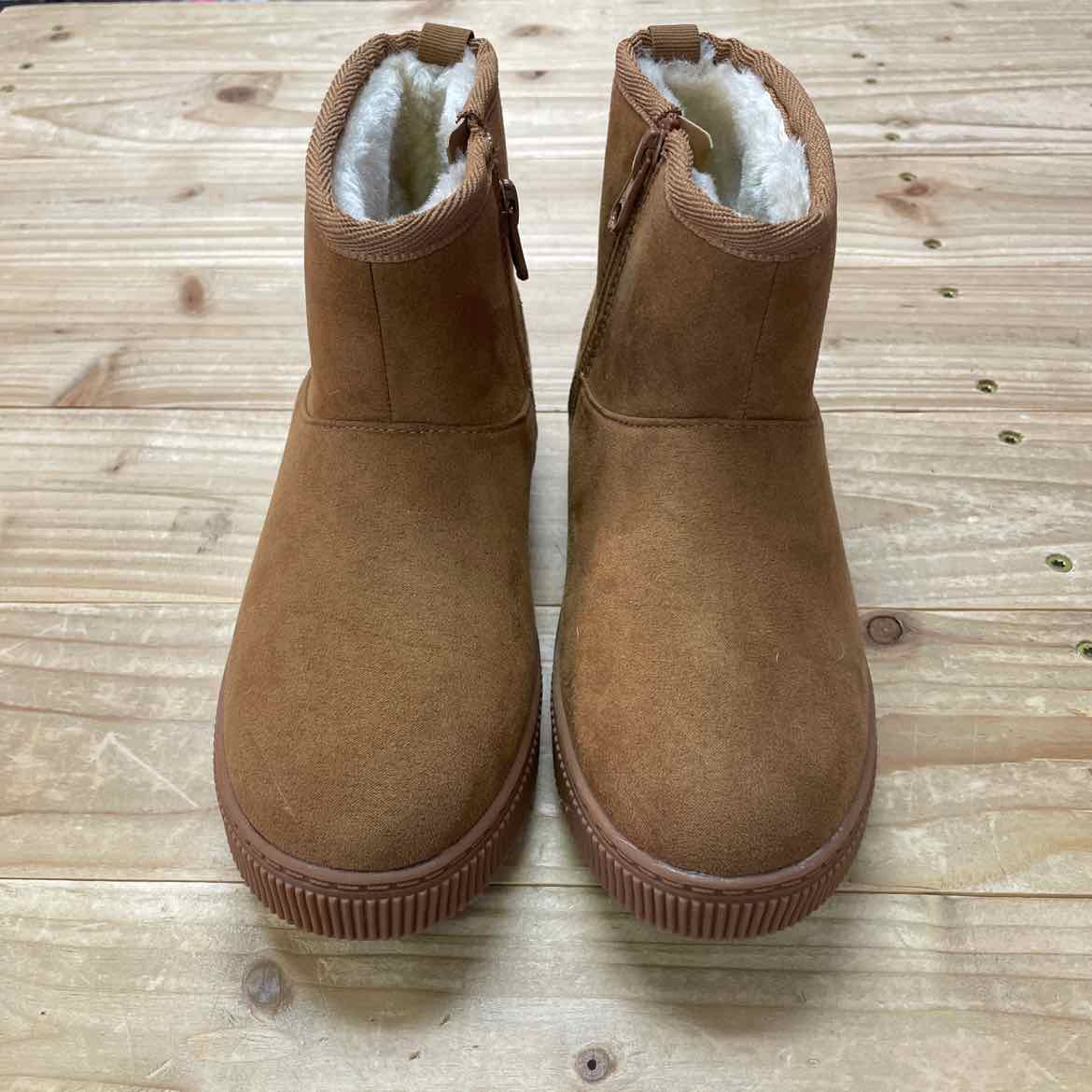 CAT & JACK BROWN LINED BOOTS 12
