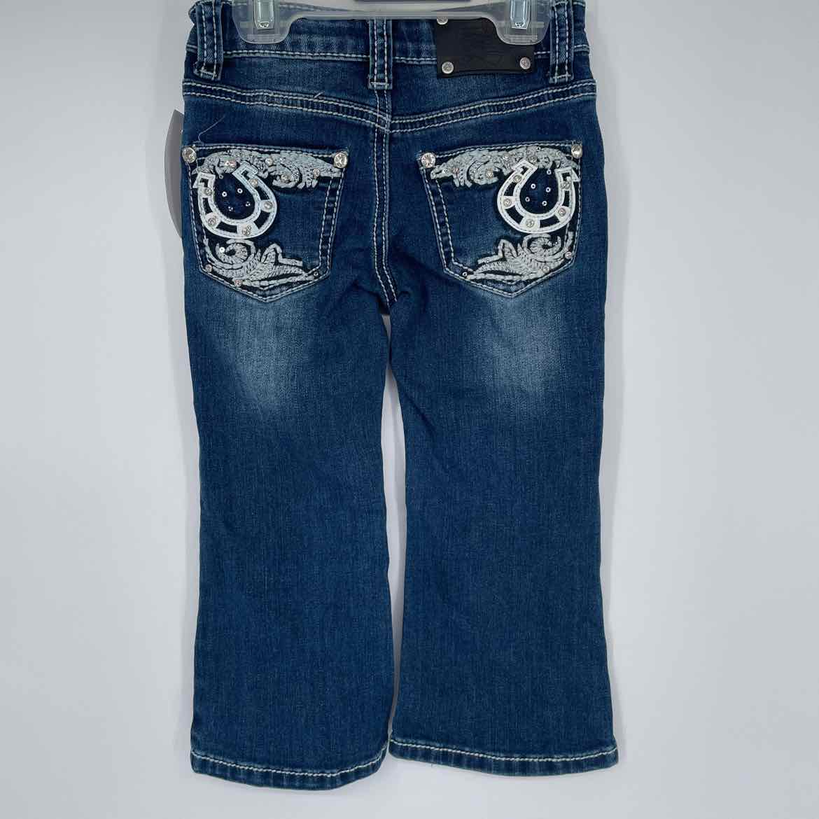 WIRED HEART EMBROIDERED JEANS 3T