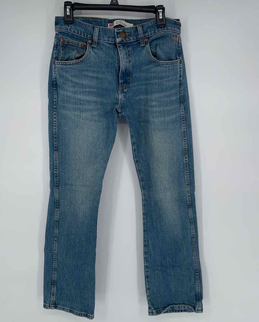 WRANLGER ROOTED SLIM BOOT JEANS 31X32