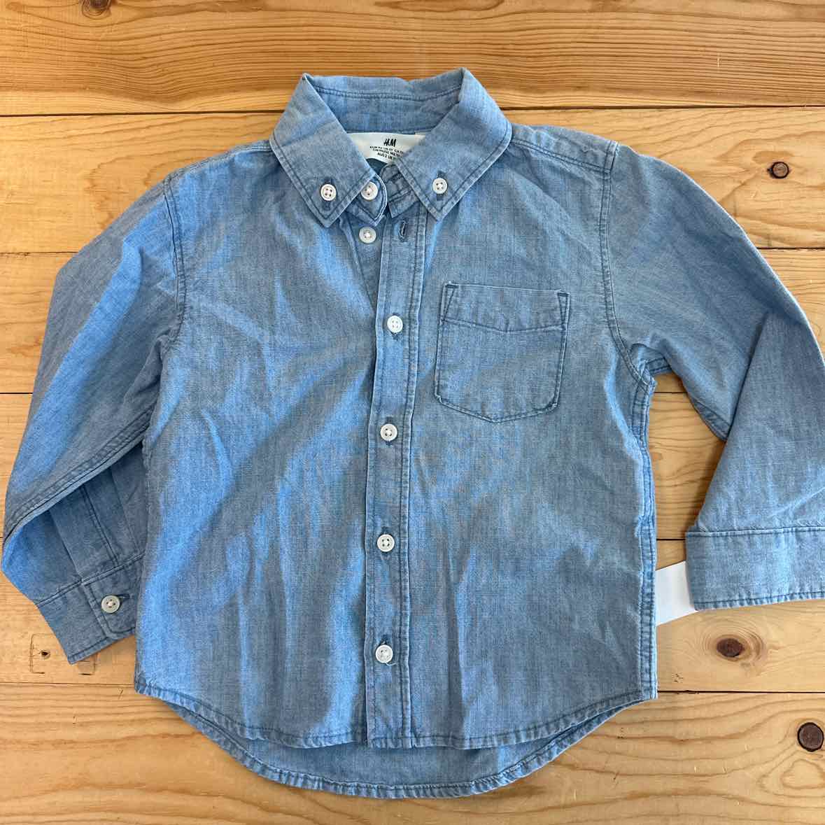 H&M CHAMBRAY SHIRT 2T