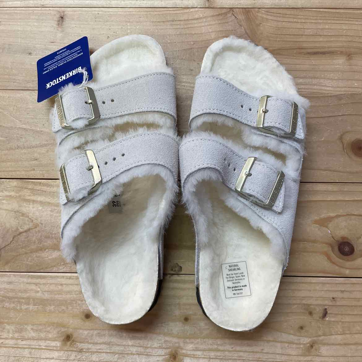 BIRKENSTOCKS ARIZONA SHEARLING SUEDE 8