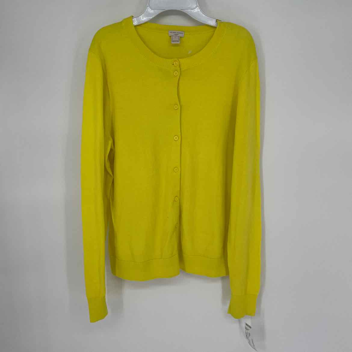 J CREW CARYN CARDIGAN YELLOW L