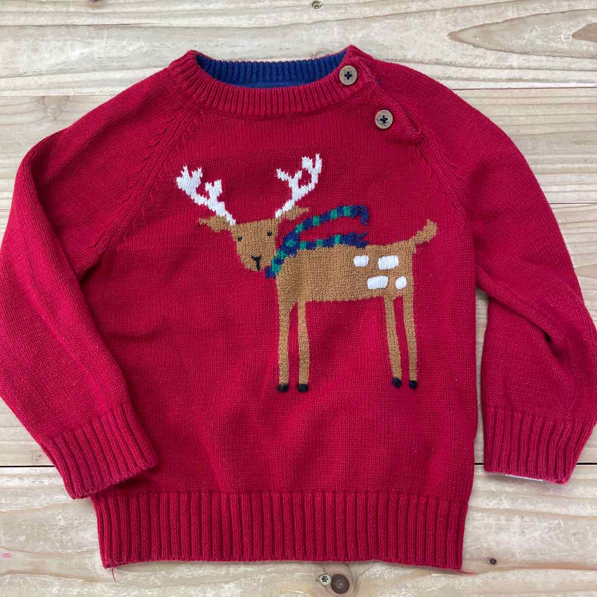 JOULES DEER SWEATER 18-24 MOS