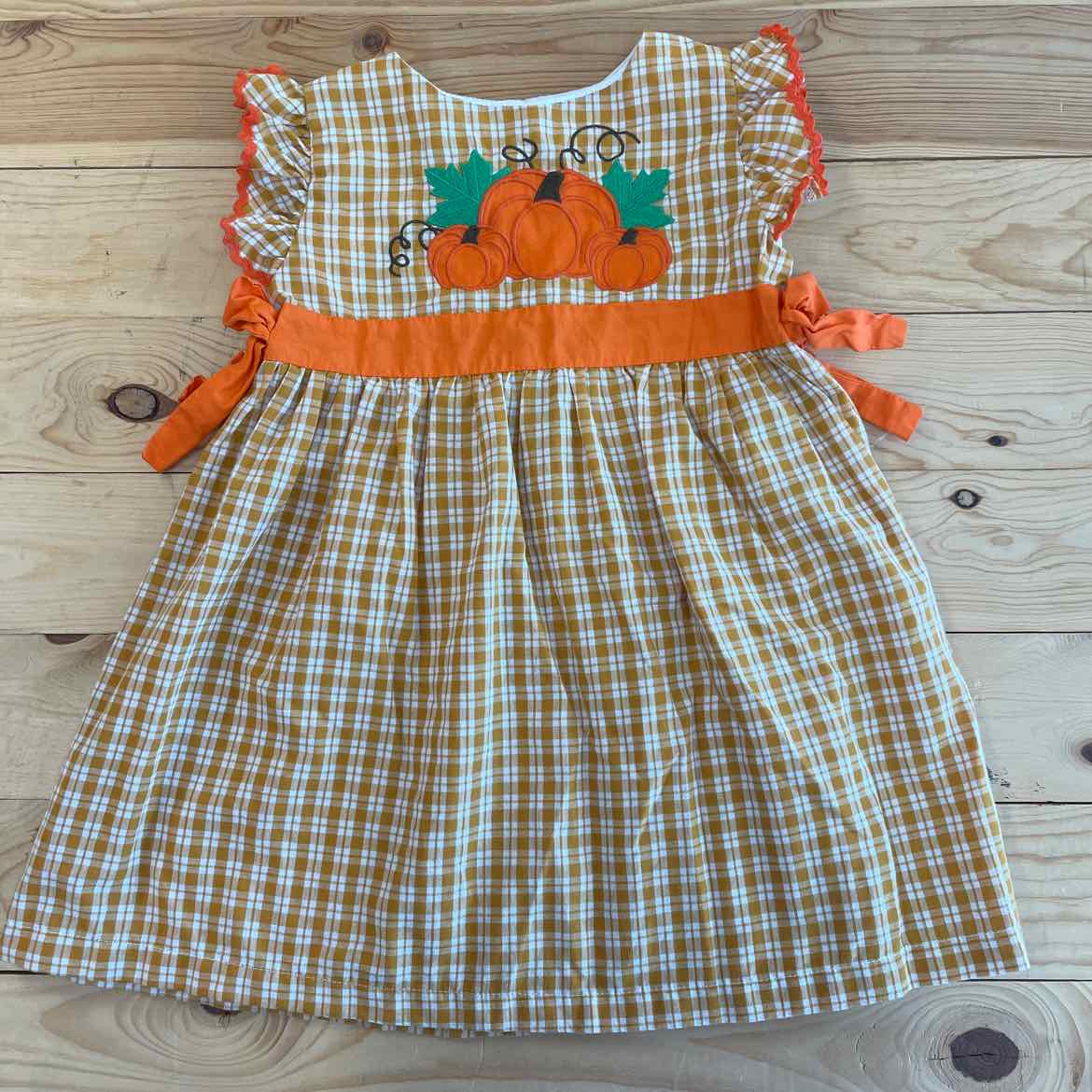 LIL CACTUS PUMPKIN DRESS 3T