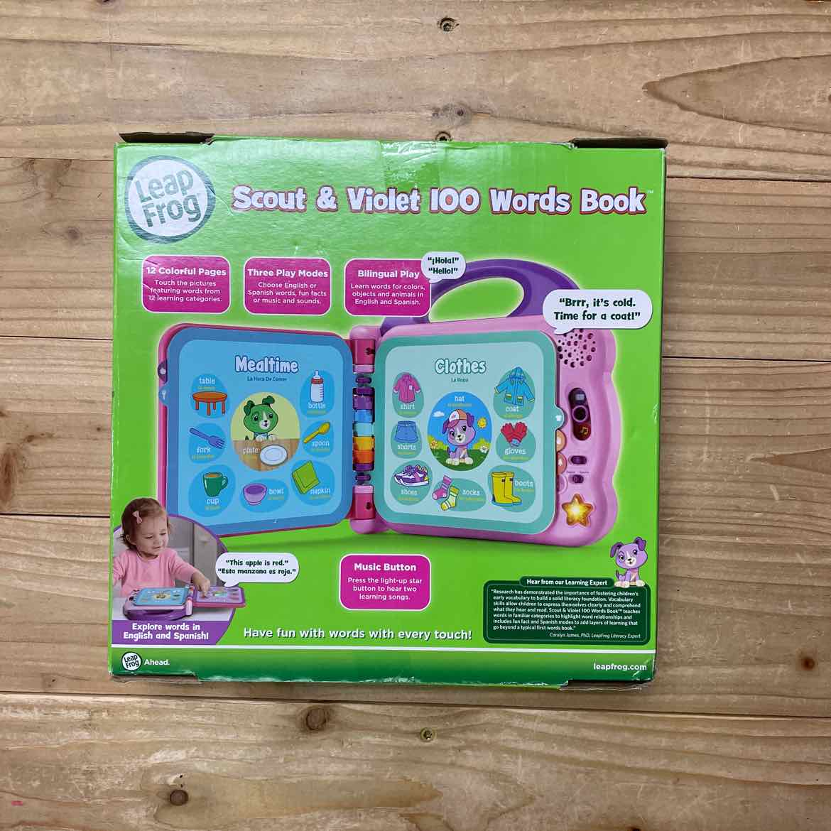 NEW! LEAPFROG 100 WORDS BOOK