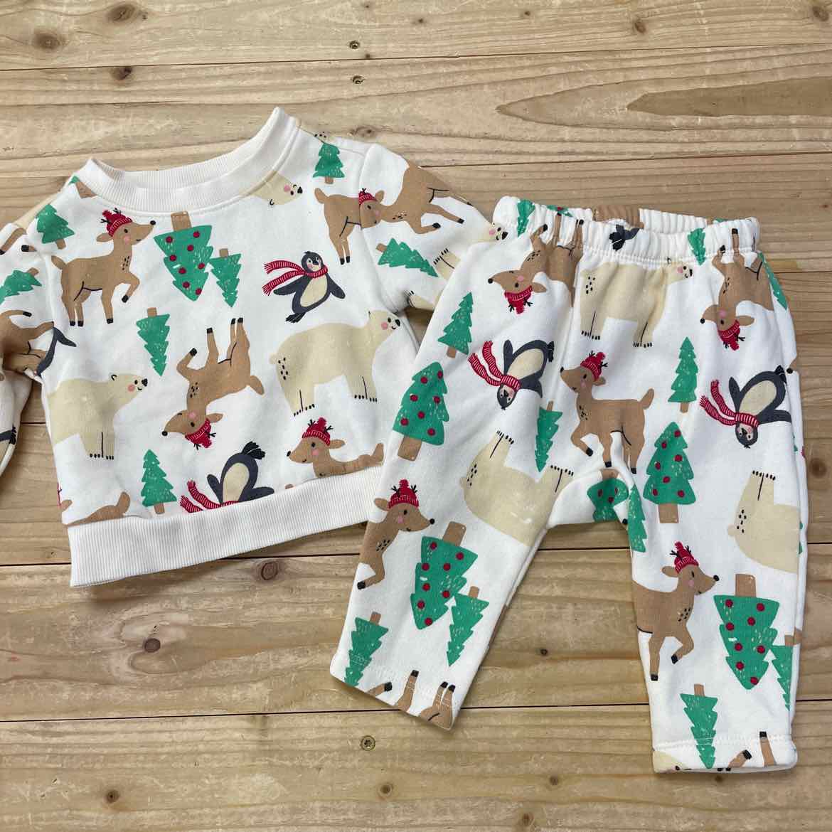 CHRISTMAS OUTFIT 3-6 MOS