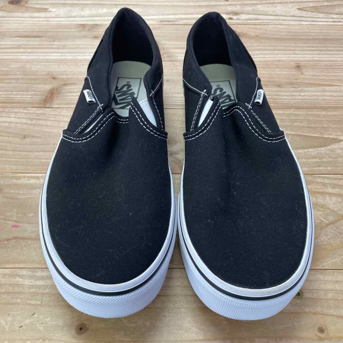 VANS SLIP ON SHOES BLACK 9.5