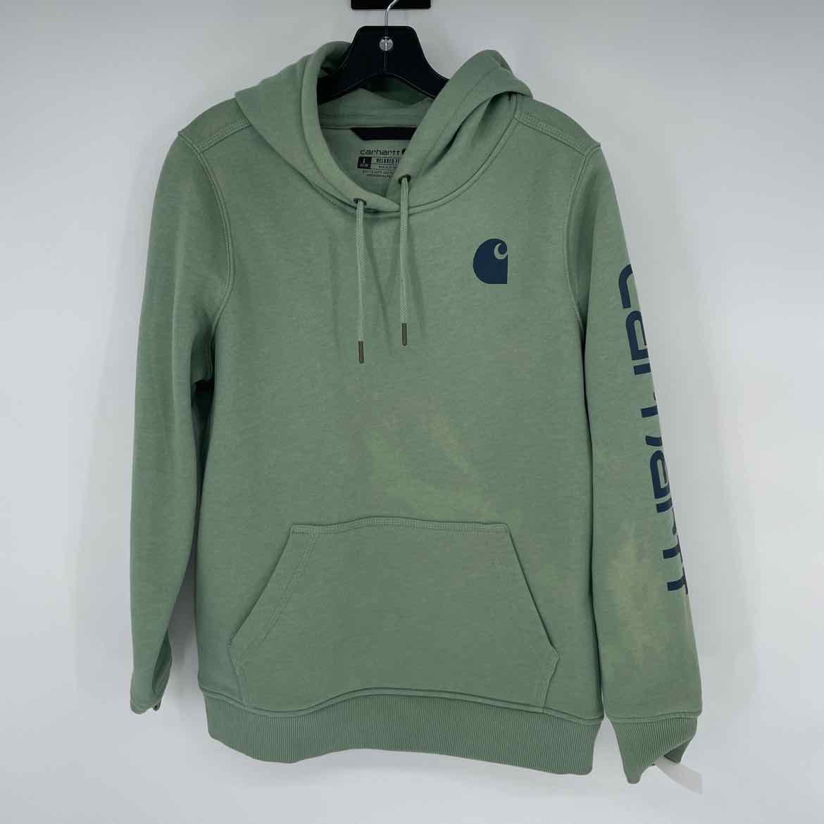 CARHARTT RELAXED FIT GREEN HOODIE L