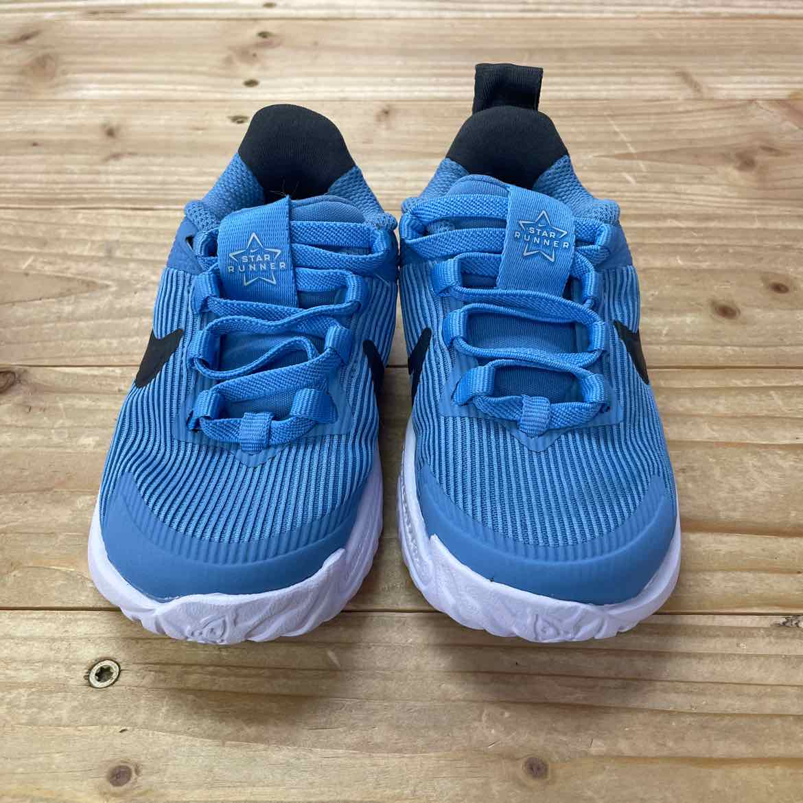 NIKE BLUE/BLACK TENNIS SHOES 6 INFANT