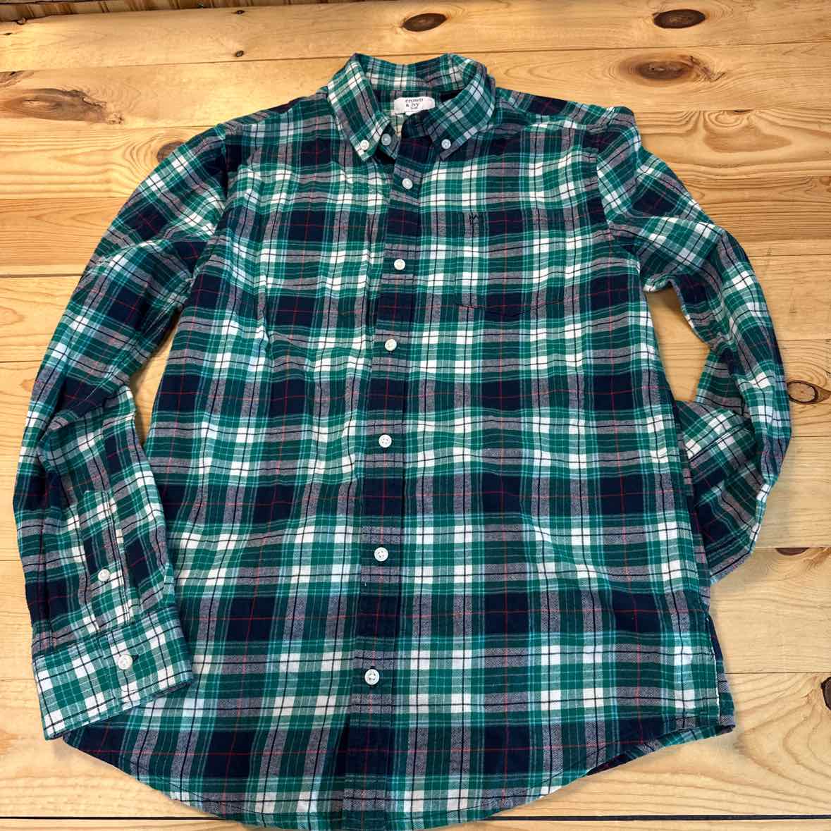 CROWN IVY FLANNEL SHIRT L