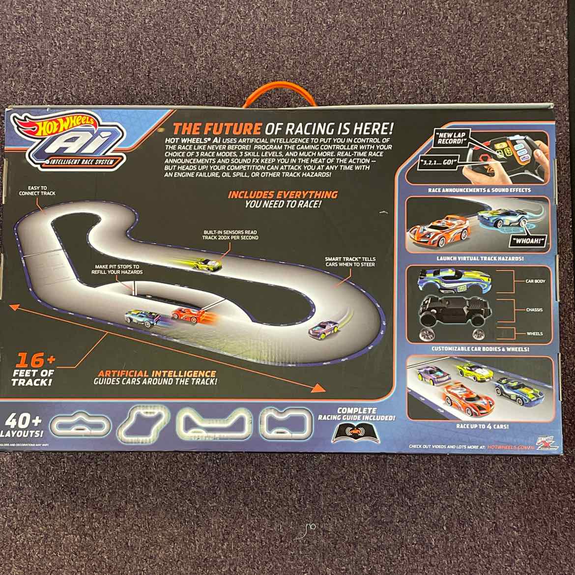 NEW! HOT WHEELS AI RACE SET