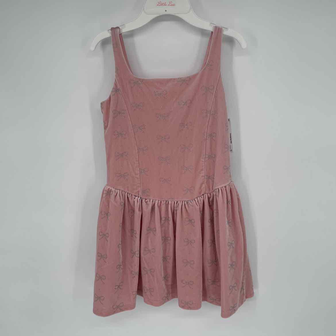 TCP PINK VELVET BOW DRESS 10
