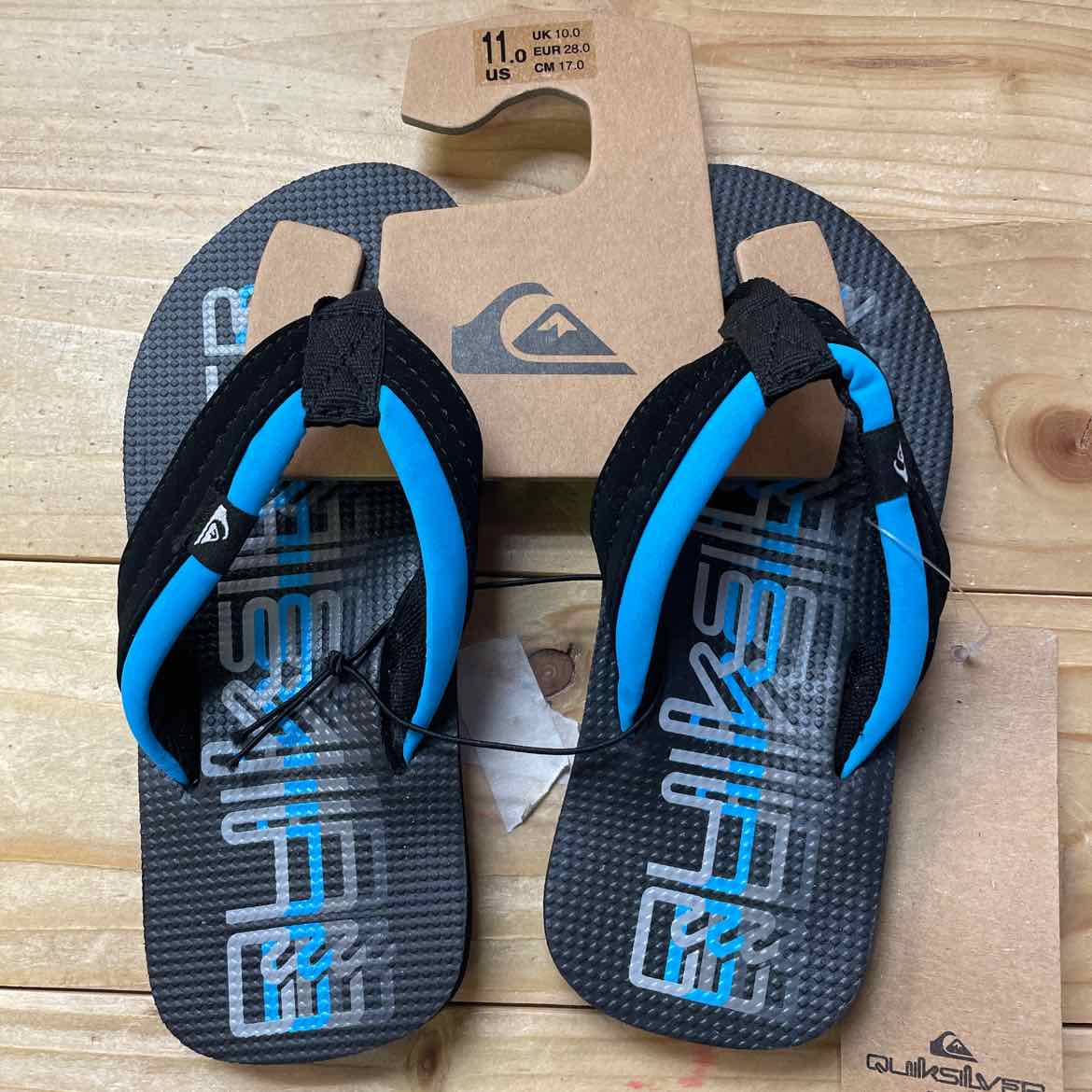 NEW! QUIKSILVER FLIP FLOPS 11