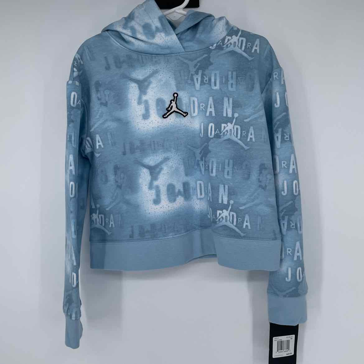 NEW! JORDAN BLUE CROPPED HOODIE 6X
