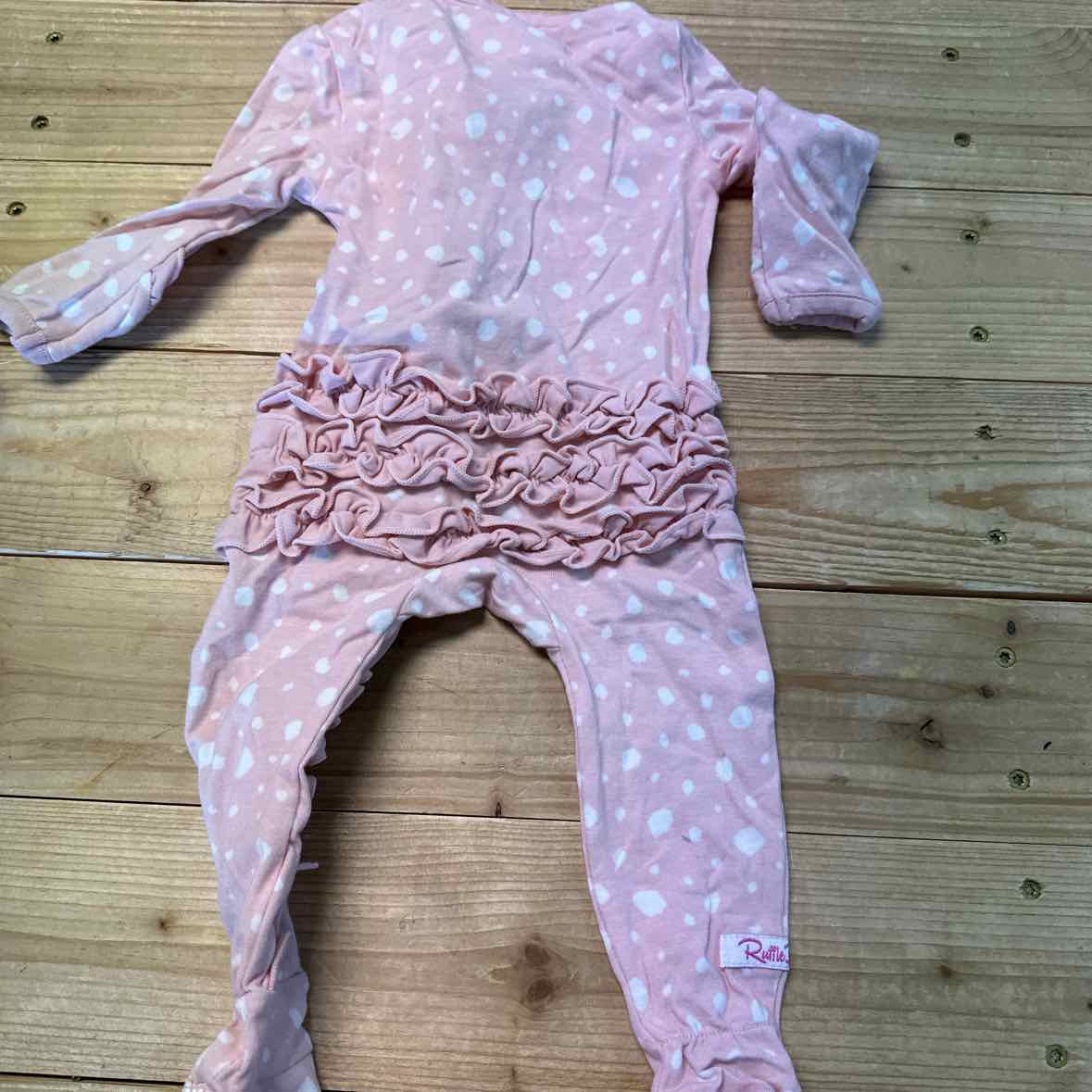 RUFFLE BUTTS SLEEPER 0-3 MOS