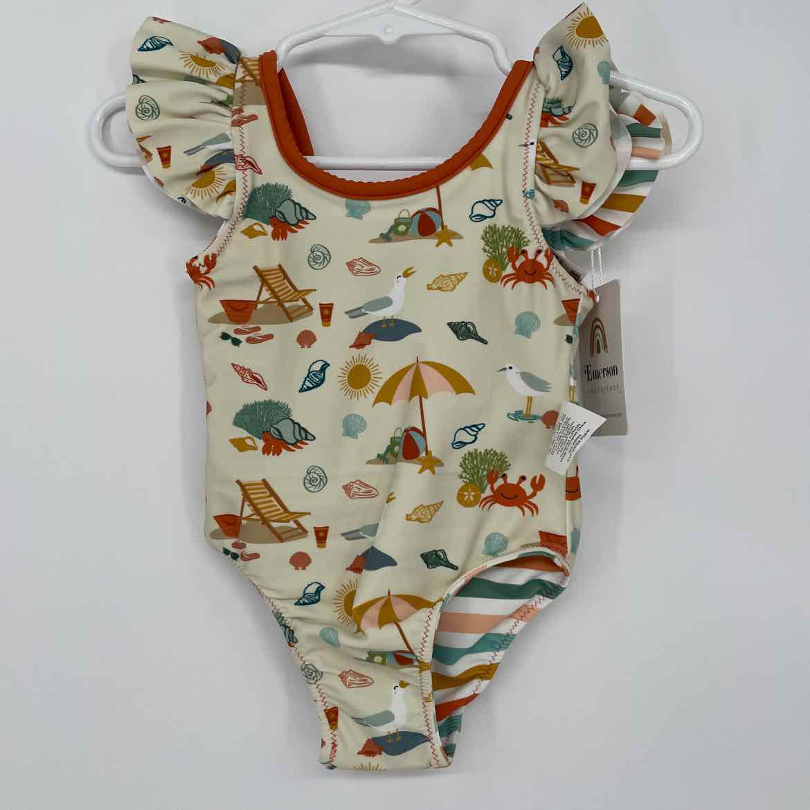 NEW! EMERSON REVERSIBLE SWIM 3-6 MOS