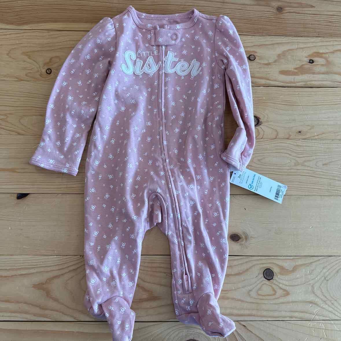 NEW! CARTER'S LITTLE SISTER SLEEPER3 MOS