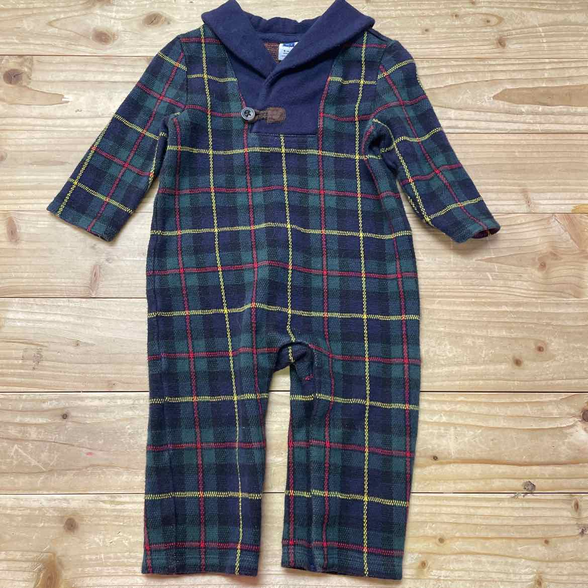 JANIE AND JACK PLAID 1PC 6-12 MOS