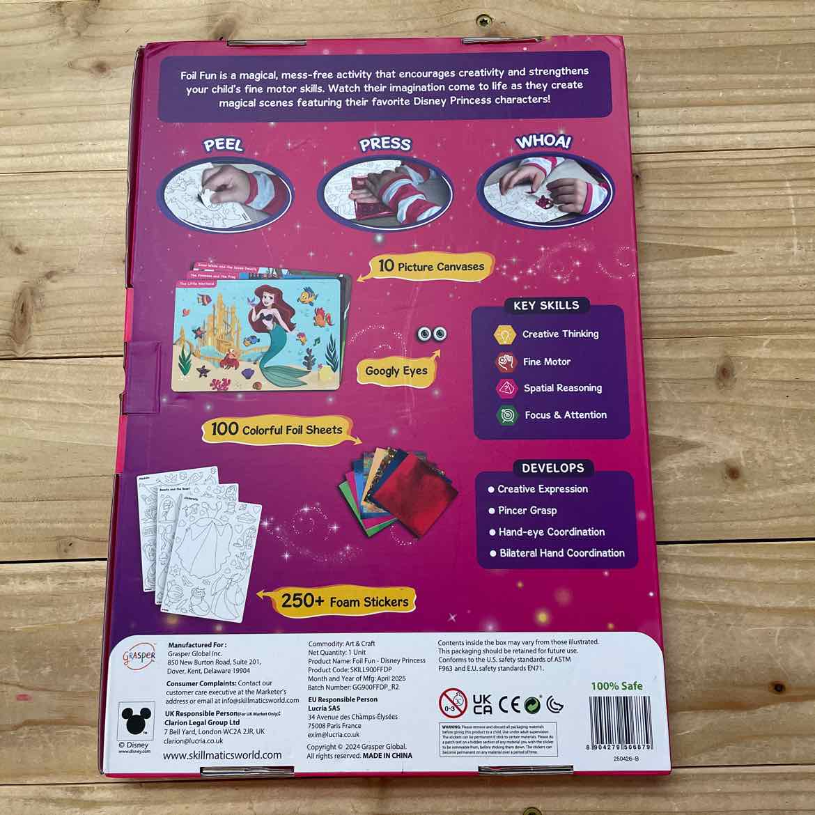 NEW! FOIL FUN DISNEY PRINCESS SET
