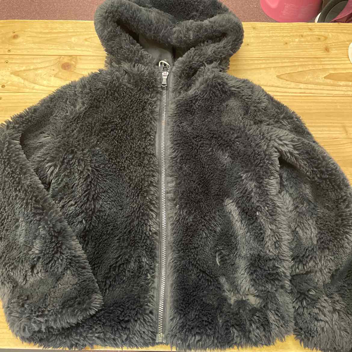 UNDER ARMOUR BLACK FLEECE COAT YSM