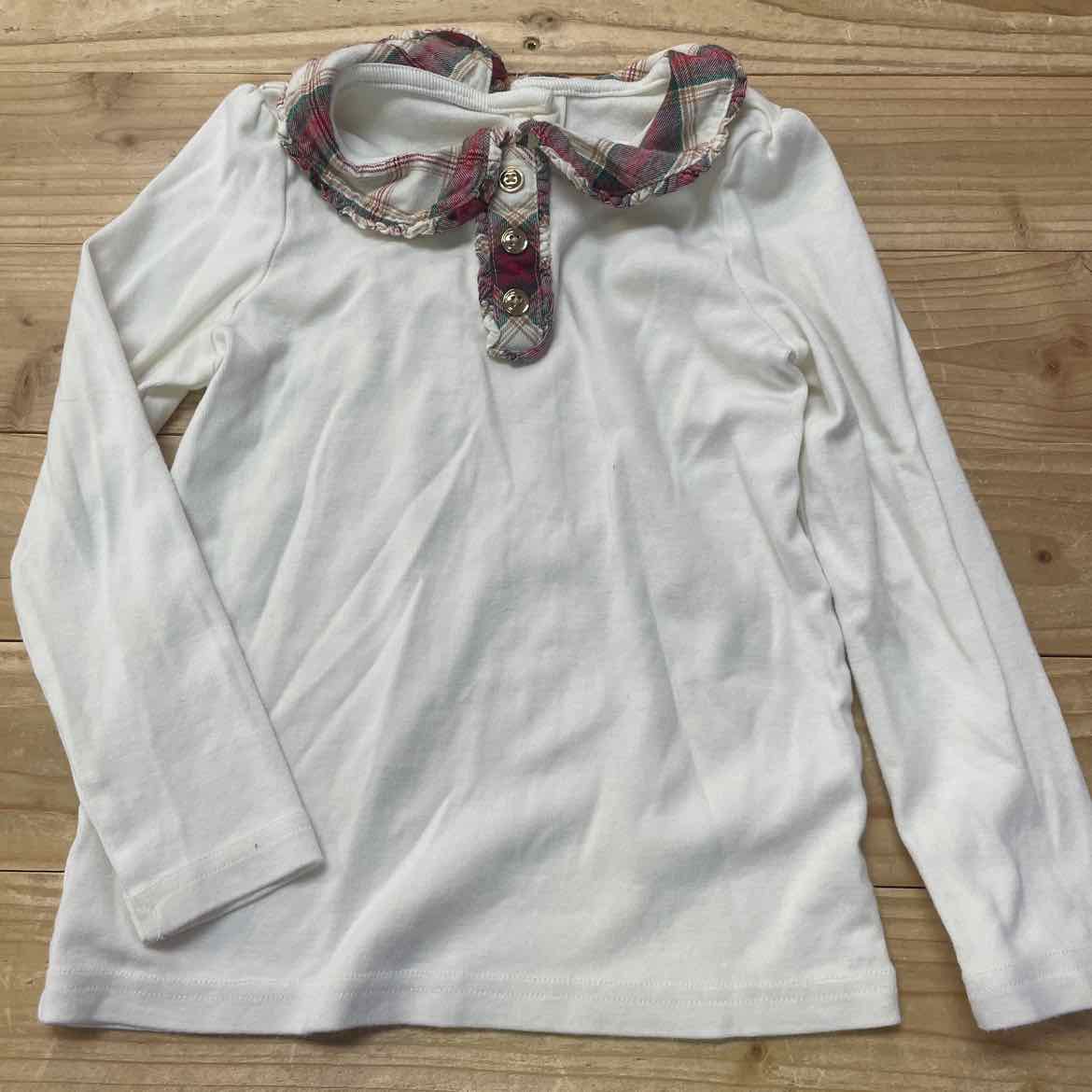 GYMBOREE PLAID COLLER SHIRT 5T