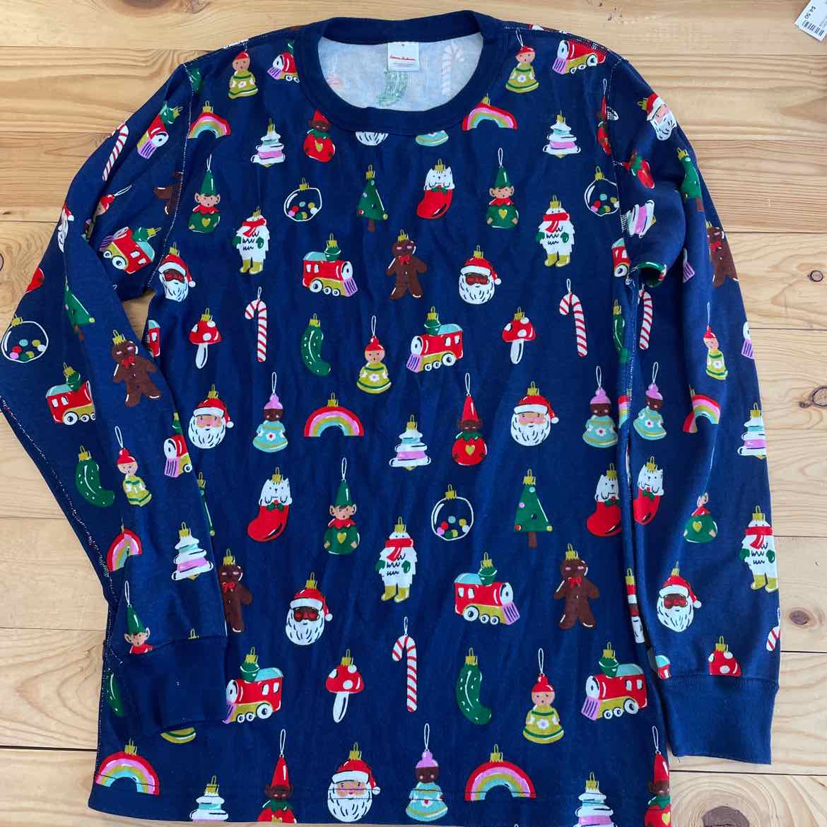 HANNA ANDERSSON CHRISTMAS PAJAMA SHIRT M