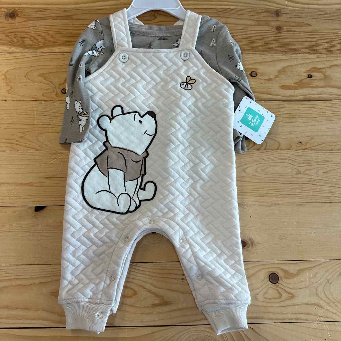 NEW! DISNEY POOH 2PC SET 3-6 MOS