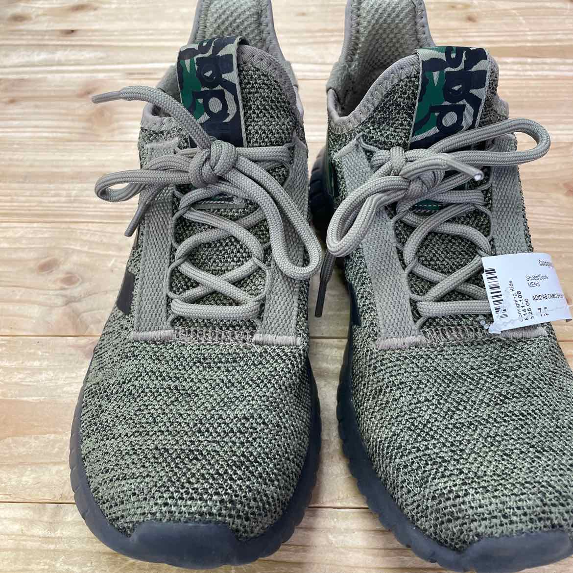 ADIDAS CAMO SHOES 7.5 MENS
