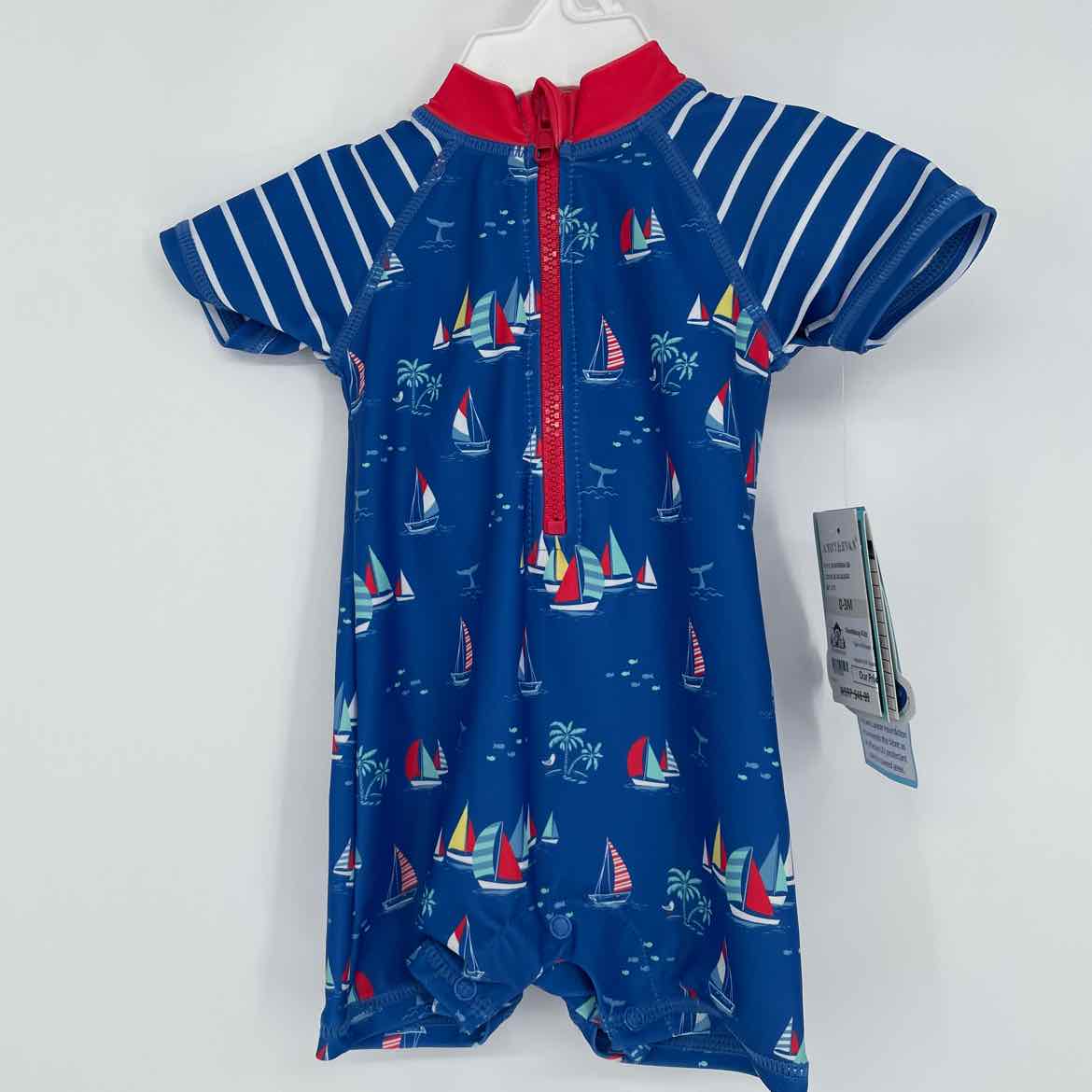 NEW! ANDY & EVAN SWIM AND HAT 0-3 MONTHS