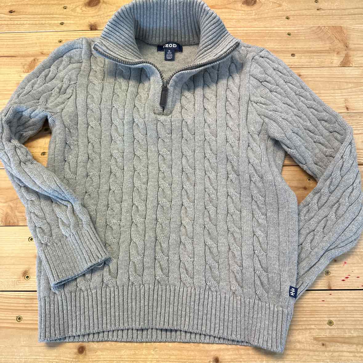 IZOD CABLE KNIT PULLOVER SWEATER 10/12